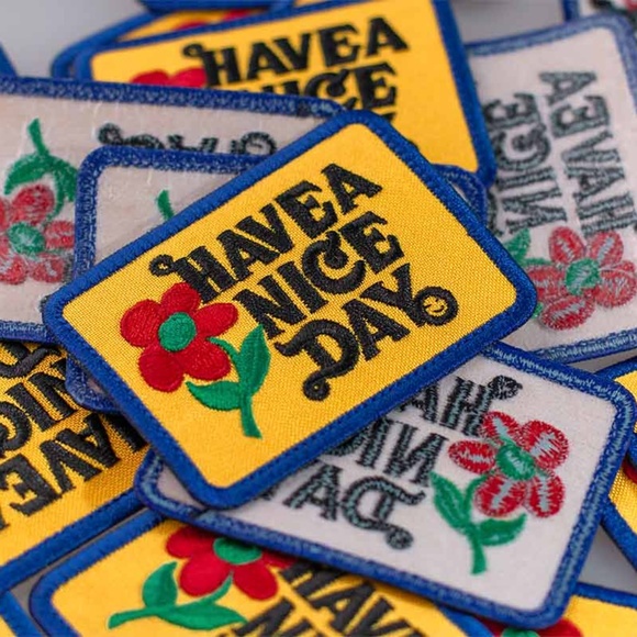 Free People Other - 70's Inspired "Have A Nice Day" Patch - 3.5" x 3"